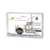 PrintedPerfection.com Personalized Friendly Folks Truck Driver, 18 Wheeler - Female MINI Snow Globe Frame Gift view 1