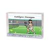 PrintedPerfection.com Personalized Name that Toon Tennis Player - Female MINI Snow Globe Frame Gift view 1