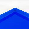Blue Translucent Acrylic Organizer Tray, 10 x 10 Low-Profile Display & Vanity Tray BPA-Free, Bathroom, Desk, Decor & Serving (Dry Use Only) - Made in USA view 2