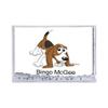 PrintedPerfection.com Personalized Friendly Folks Beagle MINI Snow Globe Frame Gift view 2