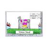 PrintedPerfection.com Personalized Friendly Folks Lacrosse - Female Mini Snow Globe Frame Gift view 2
