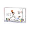 PrintedPerfection.com Personalized Friendly Folks Basketball Player - Female MINI Snow Globe Frame Gift view 1