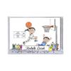 PrintedPerfection.com Personalized Friendly Folks Basketball Player - Female MINI Snow Globe Frame Gift view 2