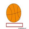 PrintedPerfection.com Personalized Friendly Folks Basketball - Friendly Kids MINI Snow Globe Frame Gift view 3