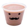 Restaurantware Visage 9 Ounce Cold Drink Cups 1000 Disposable Party Drinking Cups - Lids Sold Separately Monsieur Mustache Design Clear PET Plastic Cups For Birthday Parties Or Ceremonies view 1