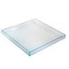 Clear Frosted Acrylic Organizer Tray, 8 x 12 Low-Profile Display & Vanity Tray BPA-Free, Bathroom, Desk, Decor & Serving (Dry Use Only) - Made in USA view 1