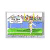 PrintedPerfection.com Personalized Friendly Folks Baton Twirler - Female Mini Snow Globe Frame Gift view 2