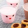 Restaurantware-9 Ounce Cold Drink Cups, 1000 Disposable Party Drinking Cups - Lids Sold Separately, Madame Red Lips and Eyelashes Design, Clear PET Plastic Cup, For Birthday Parties, Or Ceremonies view 3