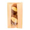 Bag Tek 6 x 2.8 x 10 Inch Bread Paper Bags, 100 Greaseproof Baguette Paper Bags - Micro Perforated, Clear Window, Brown Paper Bakery Bread Bags, Disposable, Freezable - Restaurantware view 1