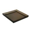 Bronze Transparent Acrylic Organizer Tray, 12 x 12 Low-Profile Display & Vanity Tray BPA-Free, Bathroom, Desk, Decor & Serving (Dry Use Only) - Made in USA view 1