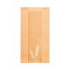 Bag Tek 5.8 x 2.8 x 11.5 Inch Bread Paper Bags, 100 Greaseproof Baguette Paper Bags - Micro Perforated, Clear Window, Brown Paper Bakery Bread Bags, Disposable, Freezable - Restaurantware view 2