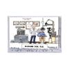 PrintedPerfection.com Personalized Friendly Folks Optometrist - Male MINI Snow Globe Frame Gift view 3