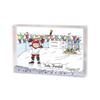 PrintedPerfection.com Personalized Friendly Folks Hockey Player - Male Mini Snow Globe Frame Gift view 1