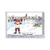 PrintedPerfection.com Personalized Friendly Folks Hockey Player - Male Mini Snow Globe Frame Gift view 2
