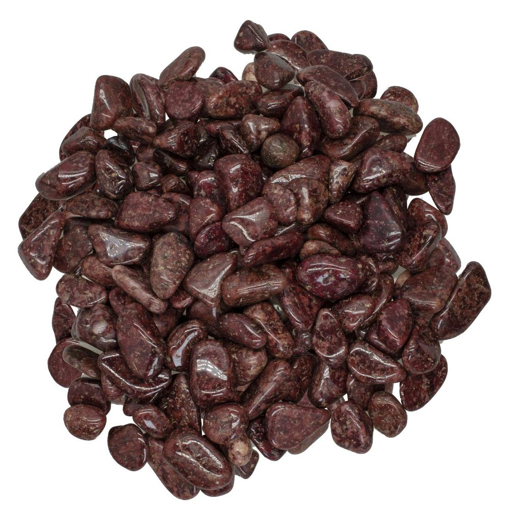 Digging Dolls: 5 lbs Tumbled Wine Quartz Stones from Africa - 0.5" to 0.75" avg. - Polished Rocks for Arts & Crafts, Reiki, Wicca and so Much More! (Size #5)