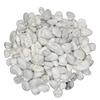 Digging Dolls: 5 lbs Tumbled White Howlite (Magnesite) Stones from Africa - 0.5" to 0.75" avg. - Polished Rocks for Arts & Crafts, Reiki, Wicca and so Much More! (Size #5) view 1