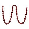 Vickerman 9' Red Assorted Christmas Ball Ornament Garland view 1
