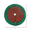 Vickerman 52" Red and Green Plaid Christmas Tree Skirt view 4