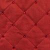 Vickerman 52" Burgundy Quilt Stitch Jewel Christmas Tree Skirt view 4