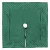 Vickerman 52" Green Quilt Stitch Jewel Christmas Tree Skirt view 1