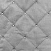 Vickerman 52" Gray Quilt Stitch Jewel Christmas Tree Skirt view 4