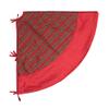 Vickerman 52" Red and Gold Plaid Christmas Tree Skirt view 1