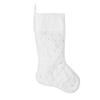 Vickerman 21" Ivory Quilt Stitch Jewel Christmas Stocking view 1