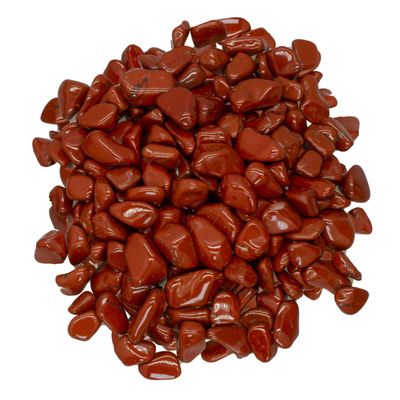 Digging Dolls: 5 lbs Tumbled Red Jasper Stones from Africa - 0.5" to 0.75" avg. - Polished Rocks for Arts & Crafts, Reiki, Wicca and so Much More! (Size #5)