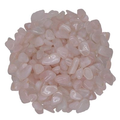 Digging Dolls: 5 lbs Tumbled Rose Quartz Stones from Africa - 0.5" to 0.75" avg. - Polished Rocks for Arts & Crafts, Reiki, Wicca and so Much More! (Size #5)