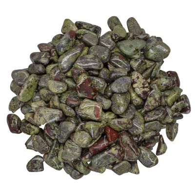 Digging Dolls: 3 lbs Tumbled Dragon Blood Stones from Africa - 0.5" to 0.75" avg. - Polished Rocks for Arts & Crafts, Reiki, Wicca and so Much More! (Size #5)