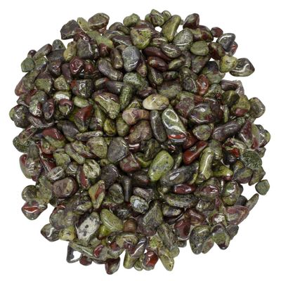 Digging Dolls: 5 lbs Tumbled Dragon Blood Stones from Africa - 0.40" to 0.60" avg. - Polished Rocks for Arts & Crafts, Reiki, Wicca and so Much More! (Size #4)