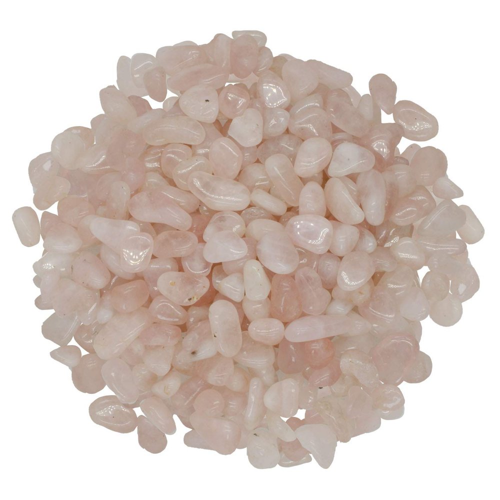 Digging Dolls: 5 lbs Tumbled Rose Quartz Stones from Africa - 0.40" to 0.60" avg. - Polished Rocks for Arts & Crafts, Reiki, Wicca and so Much More! (Size #4)