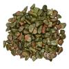 Digging Dolls: 5 lbs Tumbled Unakite Stones from Africa - 0.5" to 0.75" avg. - Polished Rocks for Arts & Crafts, Reiki, Wicca and so Much More! (Size #5) view 1