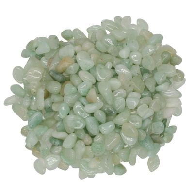 Digging Dolls: 5 lbs Tumbled Lt Green Aventurine Stones from Africa - 0.40" to 0.60" avg. - Polished Rocks for Arts & Crafts, Reiki, Wicca and so Much More! (Size #4)