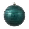 Vickerman Sea Blue Ball Ornament view 1