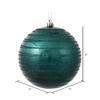 Vickerman Sea Blue Ball Ornament view 2
