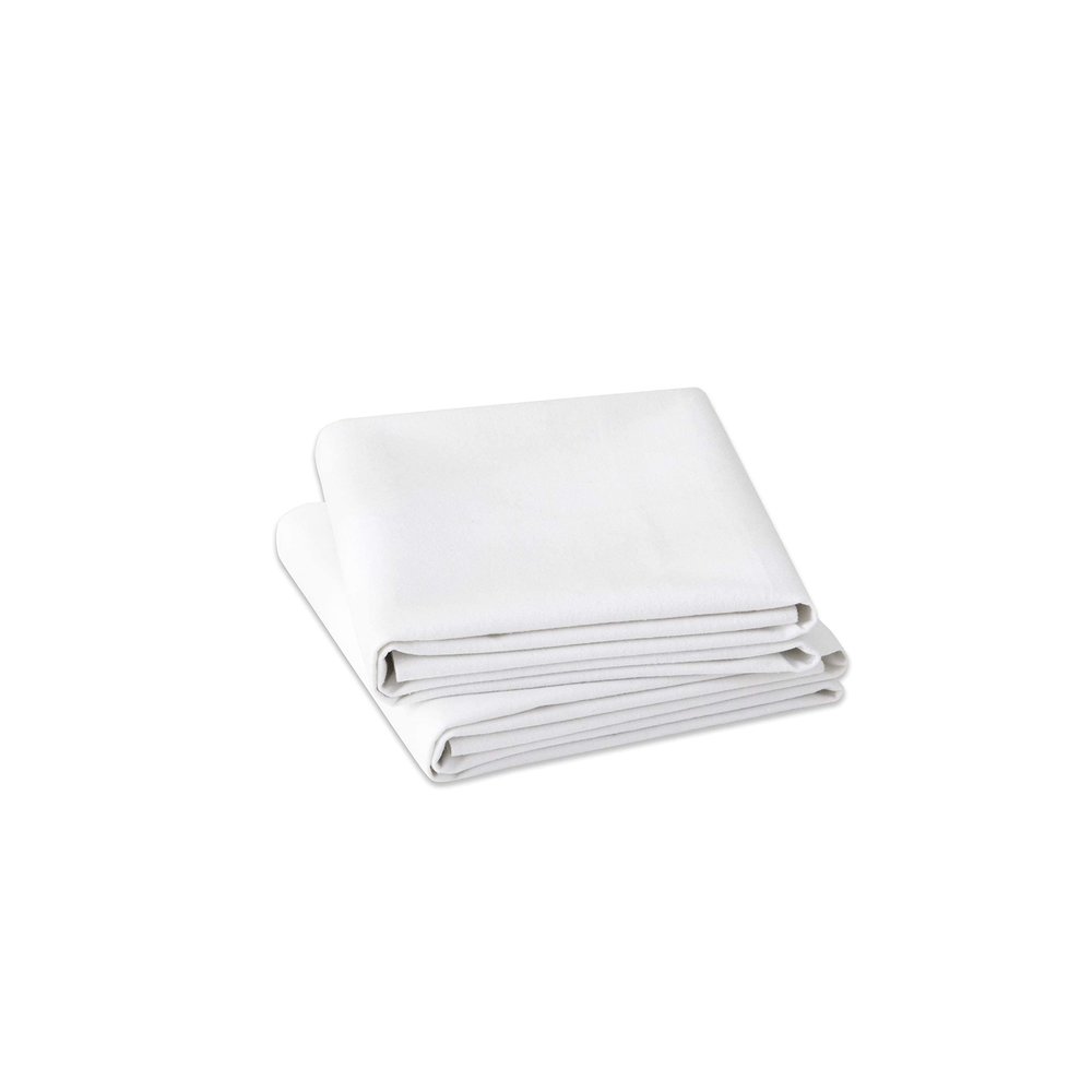 Flannel Protector Pad100 Waterproof Mattress Protector Pad, One Size, 34" X 54"-2Pack