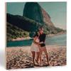 Customized Photo Print on Wood - Personalized Gifts for Wedding, Anniversary, Engagement, Valentines - Custom-Made Picture Frames and Rustic Wall Decor for Home, Kitchen (12x12 inch) view 1