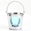 Bulk Case of 36 Seashell Galvanized Metal, Glass Candle Pails for Crafting, Decorating & Holiday Displaying view 1