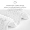 Madison Park Splendor Reversible 100% Cotton Tufted Bathroom Rug-3000 GSM Hotel Quality Luxurious Plush Medium Pile Bath Mat Absorbent, Quick Dry, Shower Room Dcor, 24x72, White view 2
