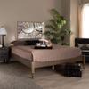 Baxton Studio Platform, Queen, Weathered Grey view 2