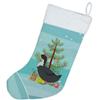 Caroline's Treasures BB9229CS Blue Swedish Duck Christmas Christmas Stocking, Teal Fireplace Hanging Stockings Christmas Season Party Decor Family Holiday Decorations view 3