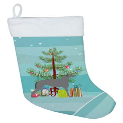 Caroline's Treasures BB2914CS Scottish Deerhound Merry Christmas Tree Christmas Stocking Fireplace Hanging Stockings Christmas Season Party Decor Family Holiday Decorations