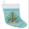 Caroline's Treasures BB2914CS Scottish Deerhound Merry Christmas Tree Christmas Stocking Fireplace Hanging Stockings Christmas Season Party Decor Family Holiday Decorations view 1