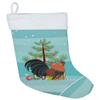 Caroline's Treasures BB9203CS Dutch Bantam Chicken Christmas Christmas Stocking, Teal Fireplace Hanging Stockings Christmas Season Party Decor Family Holiday Decorations view 1