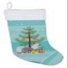 Caroline's Treasures BB2961CS Chinese Crested Merry Christmas Tree Christmas Stocking Fireplace Hanging Stockings Christmas Season Party Decor Family Holiday Decorations view 1