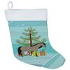 Caroline's Treasures BB9277CS Welsh Pony Horse Christmas Christmas Stocking, Teal Fireplace Hanging Stockings Christmas Season Party Decor Family Holiday Decorations view 1