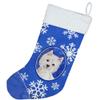 Caroline's Treasures CK3931CS Winter Snowflakes Westie Christmas Stocking Fireplace Hanging Stockings Christmas Season Party Decor Family Holiday Decorations view 3