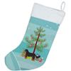 Caroline's Treasures CK3811CS Black and Tan Cavapoo Christmas Tree Christmas Stocking Fireplace Hanging Stockings Christmas Season Party Decor Family Holiday Decorations view 2