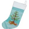 Caroline's Treasures CK3495CS Ruby Cavalier King Charles Spaniel Christmas Tree Christmas Stocking Fireplace Hanging Stockings Christmas Season Party Decor Family Holiday Decorations view 2